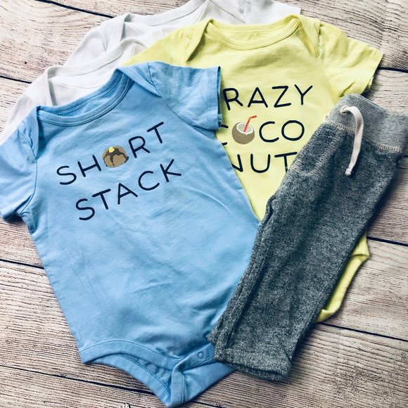GAP Other - Baby Gap 6-12m 5pc Bundle Bodysuits & Pant